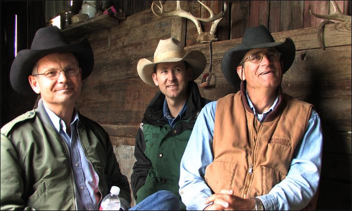 John Moore, Brett Badgett and Wally Badgett